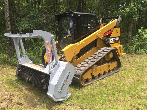 caterpillar skid steer mulcher for sale|cat skid steer forestry package.